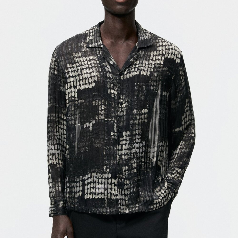 NEW Zara Shiny Shirt